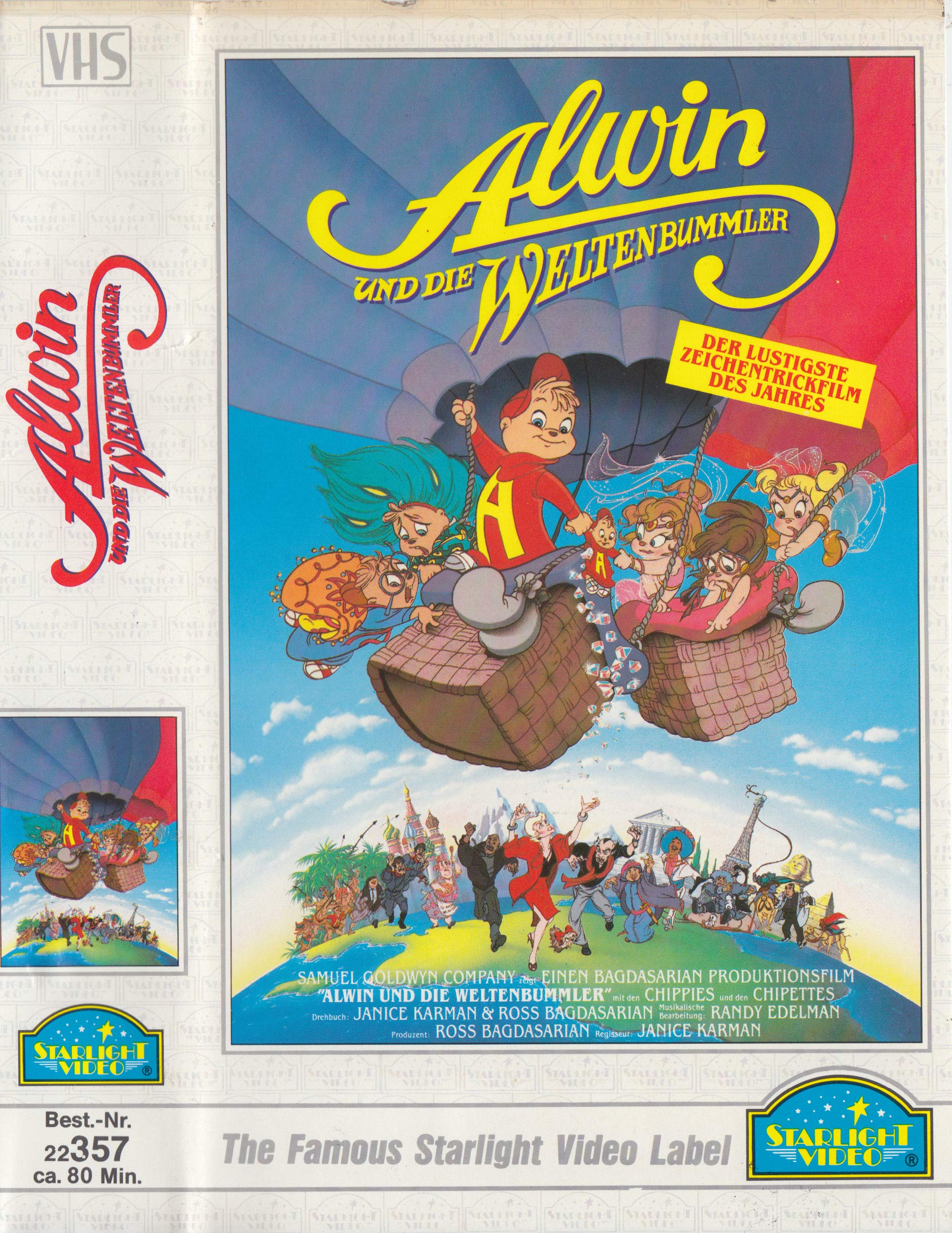 Alwin und die Weltenbummler dvd