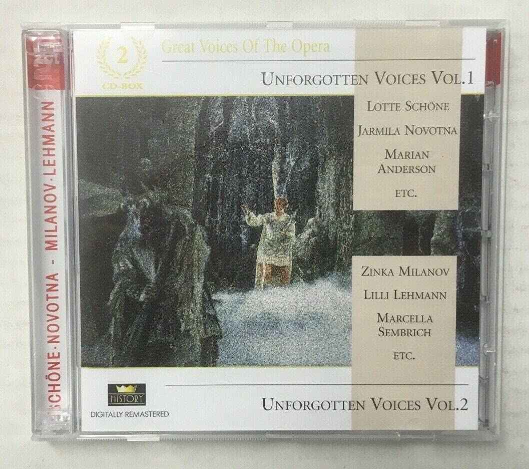 Great Voices of the Opera: Unforgotten Voices Vol. 1 and Vol. 2 Classical