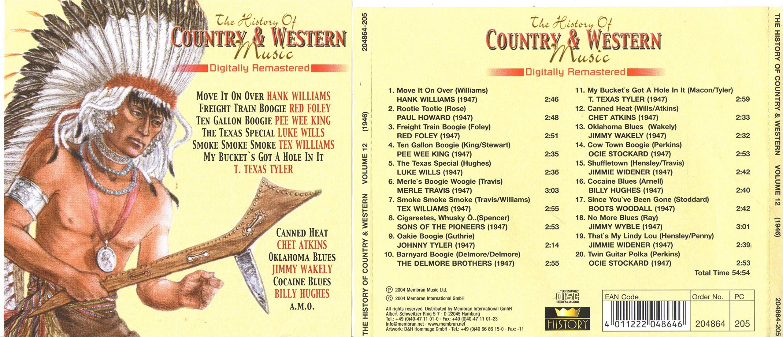 Hank Williams, Paul Howard, Red Foley, Pee Wee King, Luke Wills, Merle Travis... cd