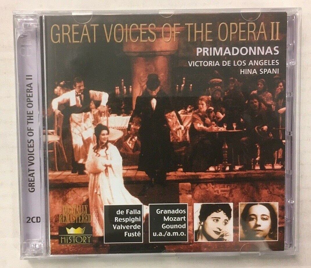 Great Voices Of The Opera 2 (1CD Victoria & 1 CD Hina Spani) (2CD) Classical