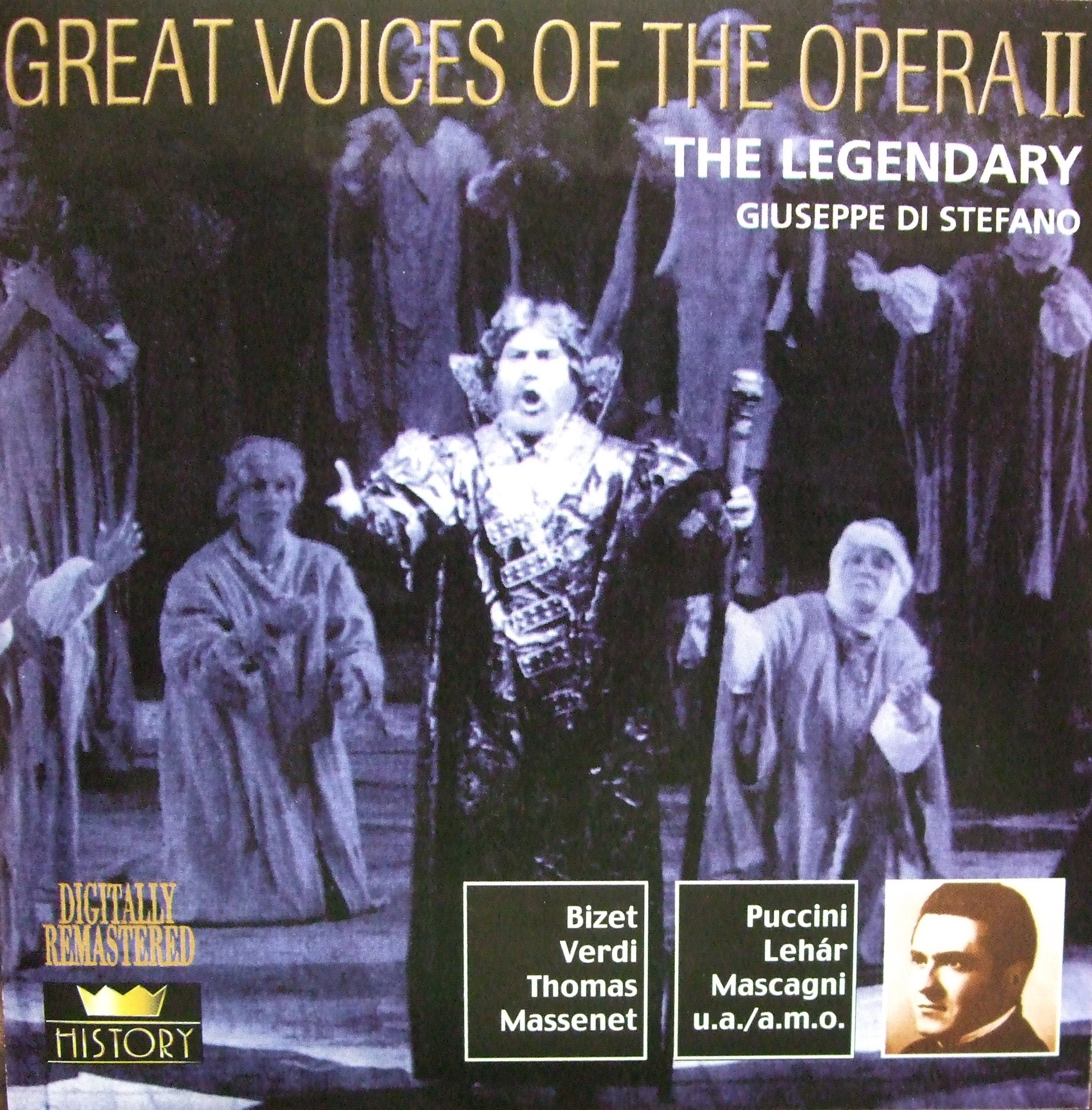 Great Voices Of The Opera - Giuseppe Di Stefano Music
