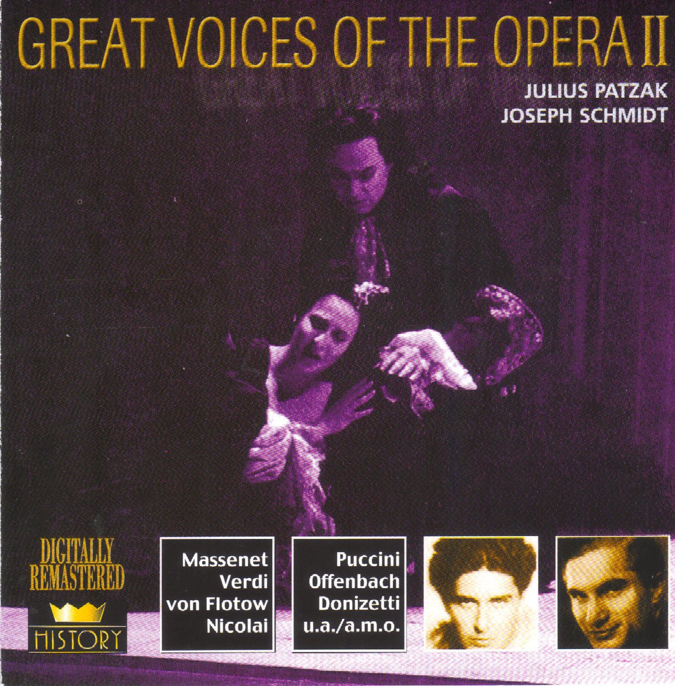 GREAT VOICES OF THE OPERA II: Patzak & Schmidt Music