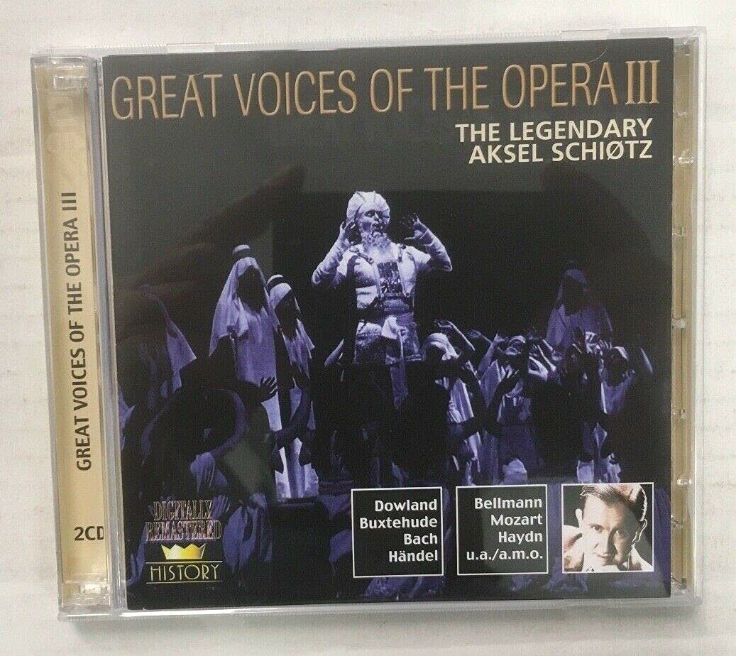 Great Voices of the Opera III: Aksel Schiotz (2CD) Music