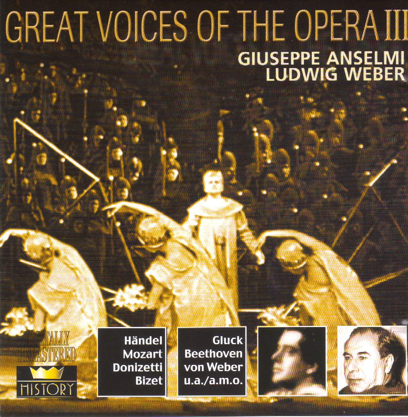 Great Voices of the Opera III Giuseppe Anselmi - Ludweig Weber Music