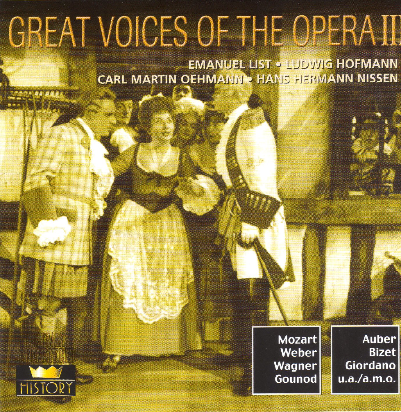 Great Voices Of The Opera III Music