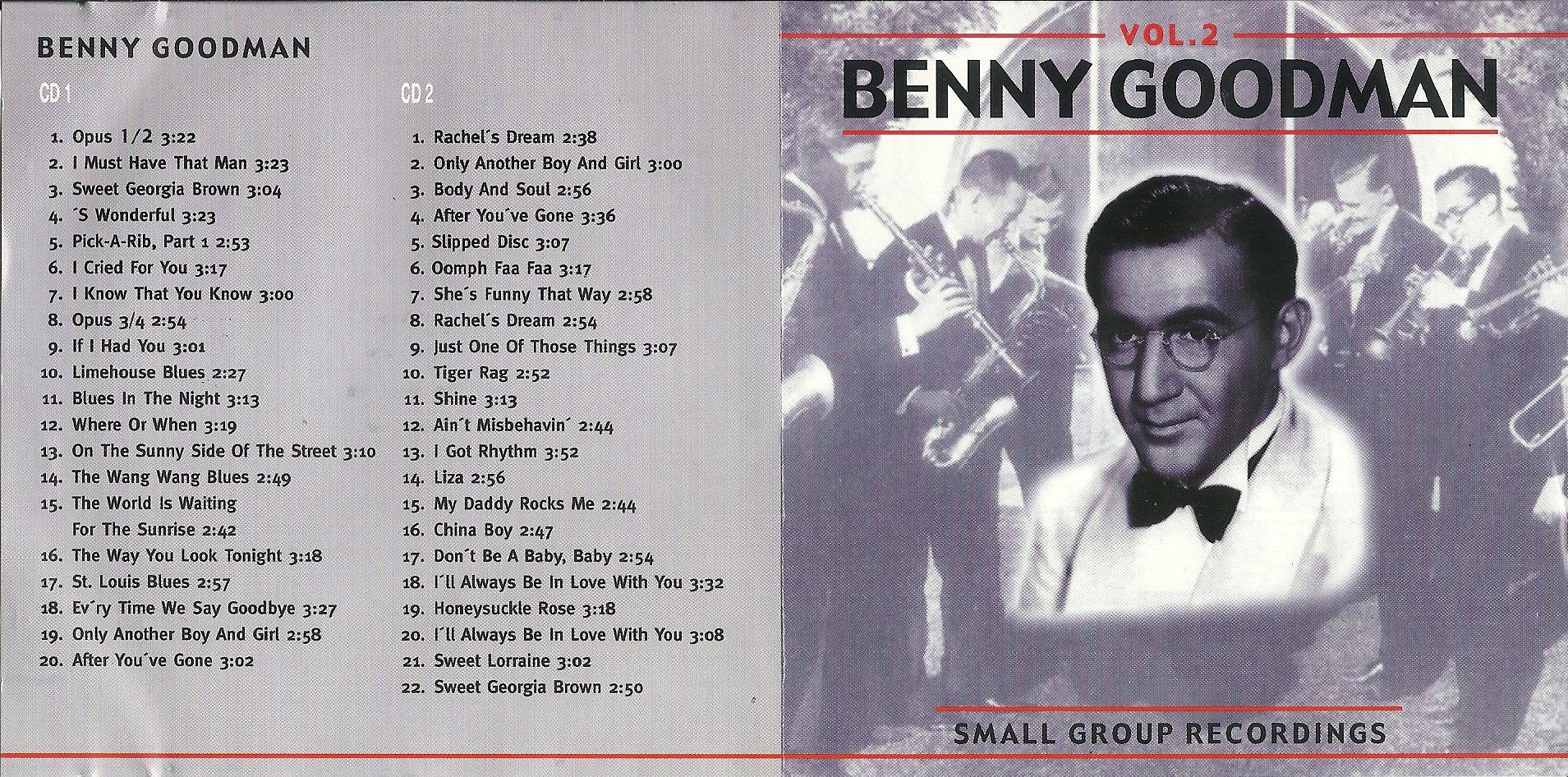 Benny Goodman - Small Group Recordings Vol. 2 Music