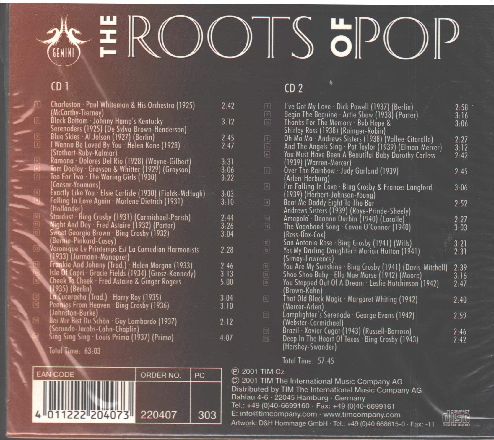 The Roots of Pop-the Original Pop