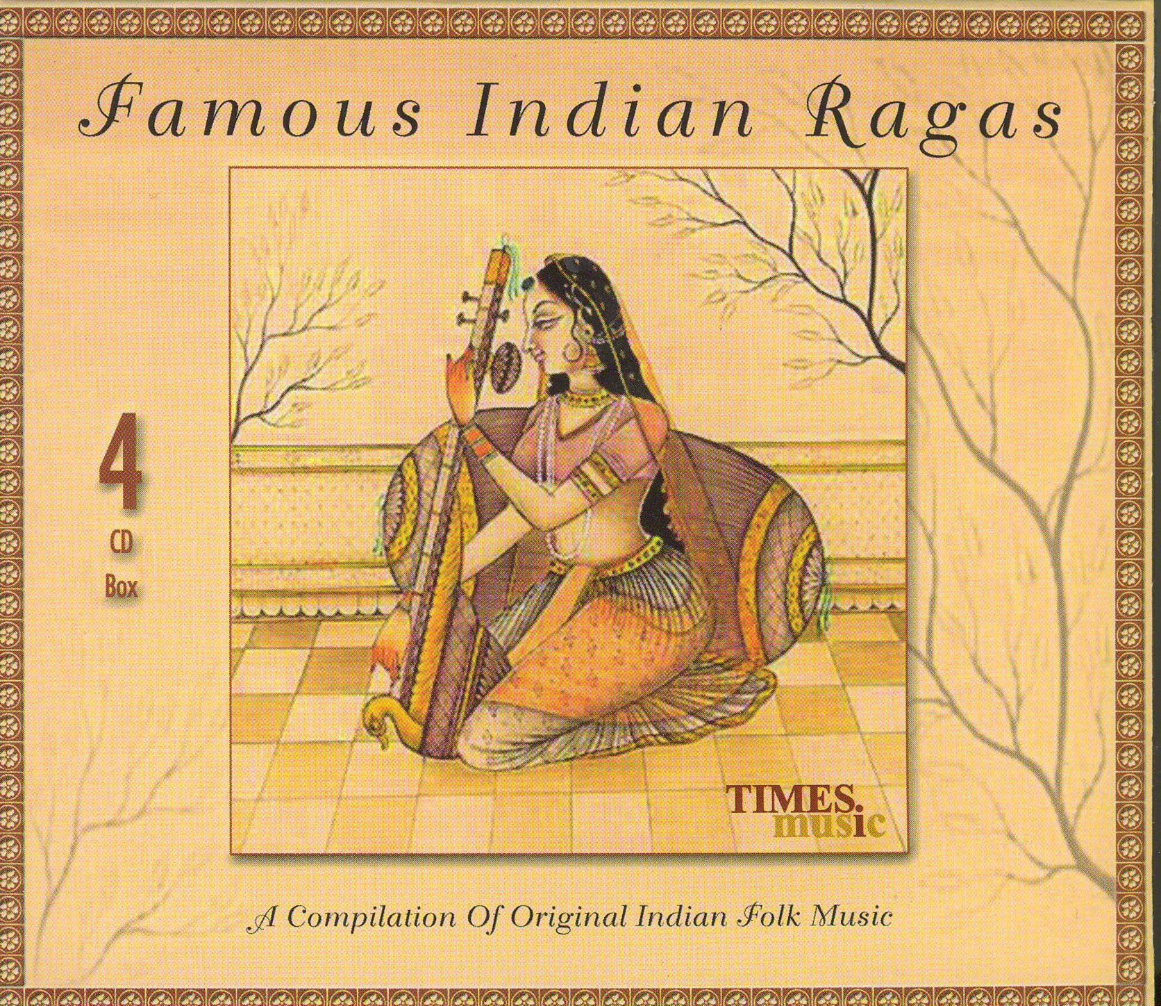 Famous Indian Ragas 4 CD-Box Country & Folk