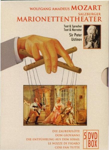 Mozart - Salzburger Marionettentheater / Die Zauberflöte / Don Giovanni / Die Entführung aus dem Serail / Le Nozze di Figaro / Cosi fan Tutte - Box Movies