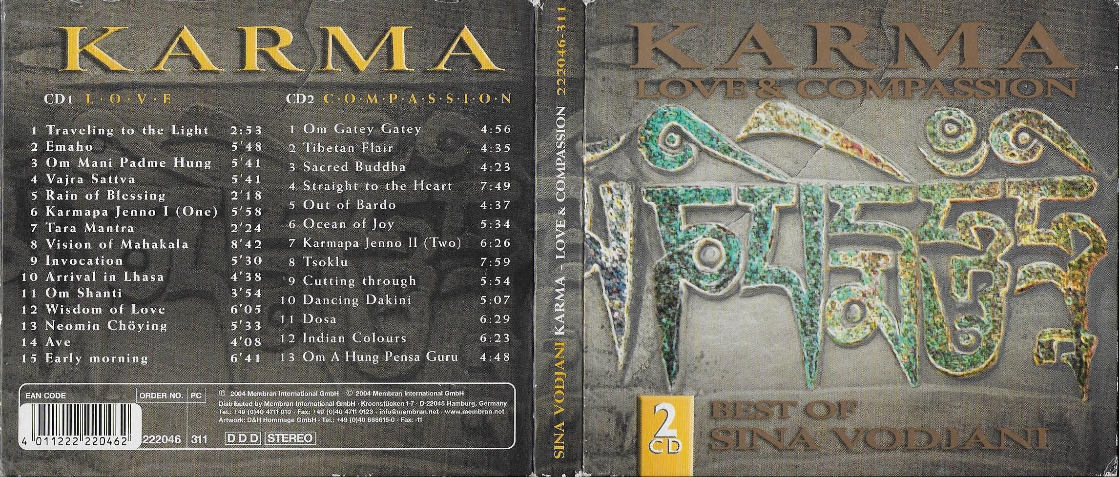 Karma,Love & Compassion-Best of Sina Vodjani Music
