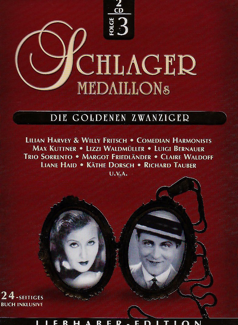 Schlagermedaillons 3-Goldene Zwanziger Rock