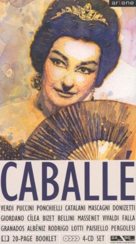 Montserrat Caballé - Ein Porträt - 4 CD-Set in Buchformat Classical