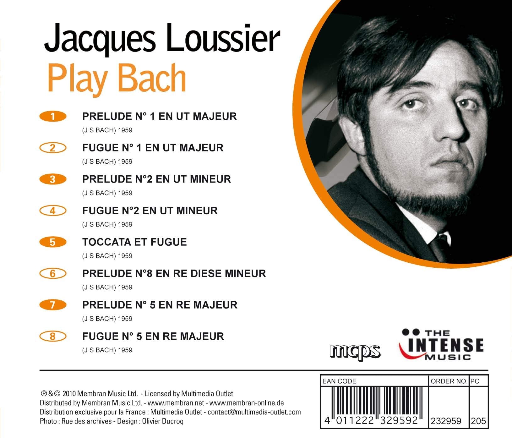 Product Image: Jacques Loussier play Bach