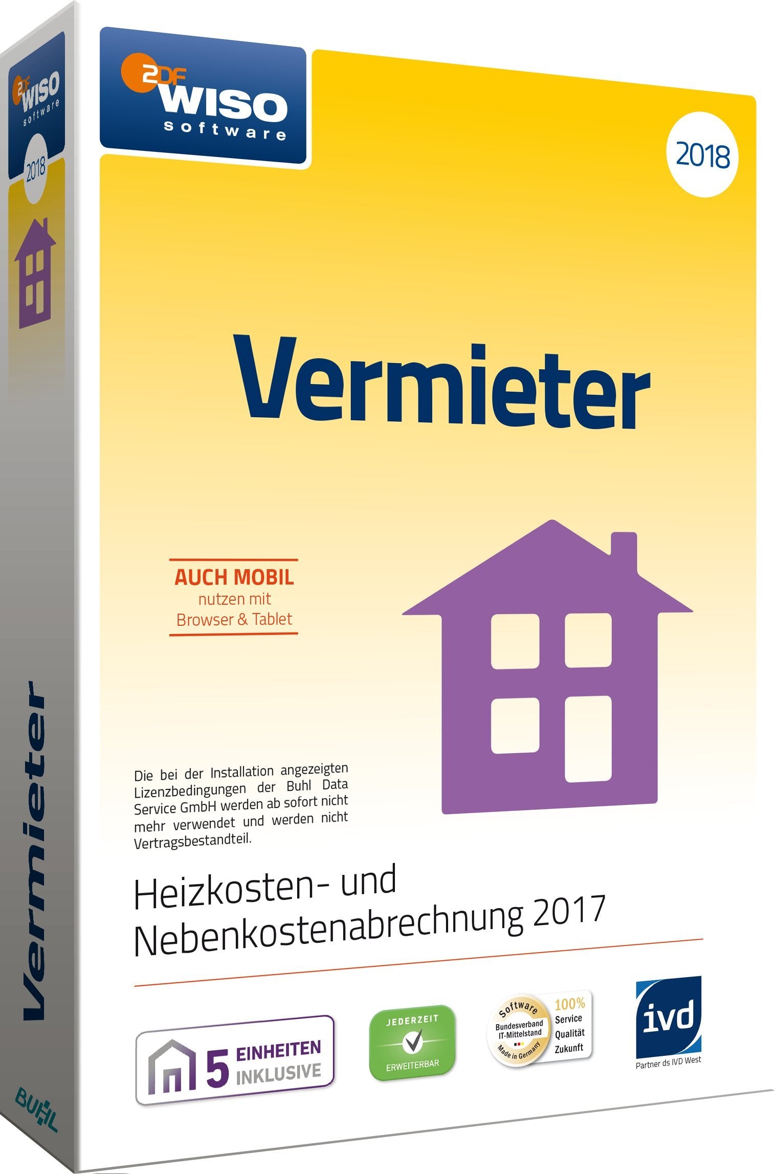 WISO Vermieter 2018 - Mietneben- und Heizkosten korrekt abrechnen 2017 Hobbies & Leisure