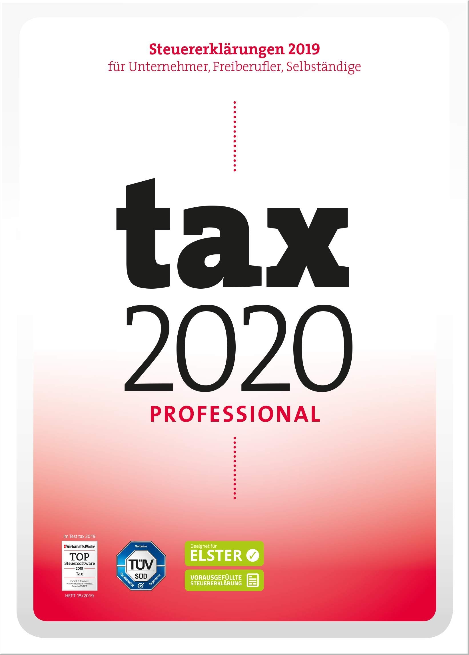 Tax 2020 Professional (für Steuerjahr 2019| Standardverpackung) Taxes & Bookkeeping