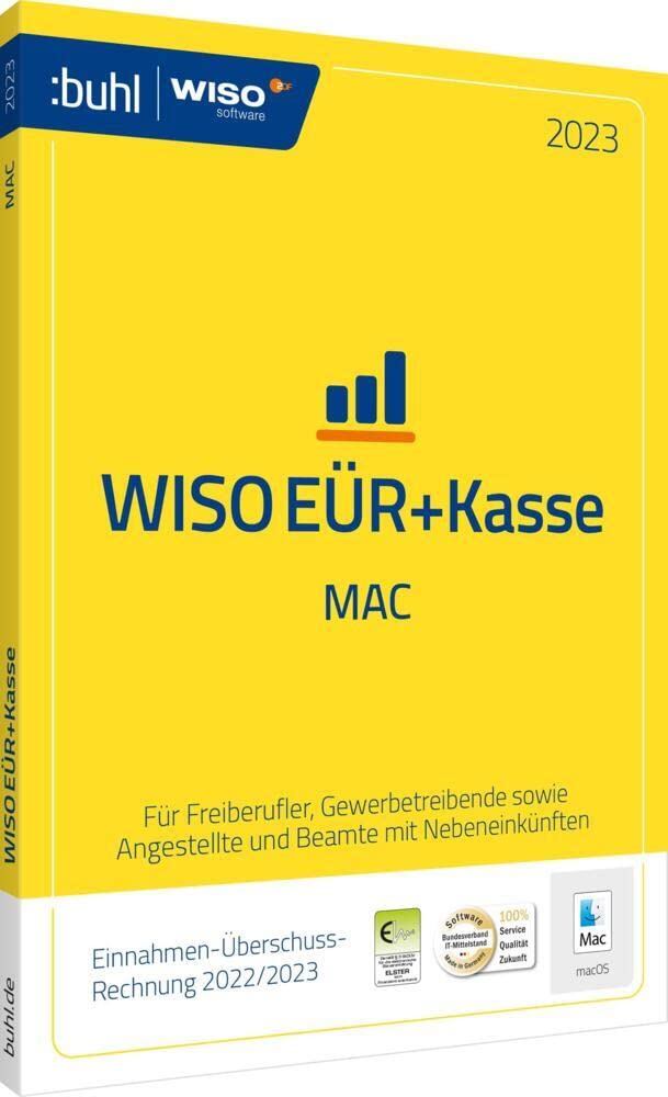 WISO EÜR+Kasse 2022 Mac Taxes & Bookkeeping