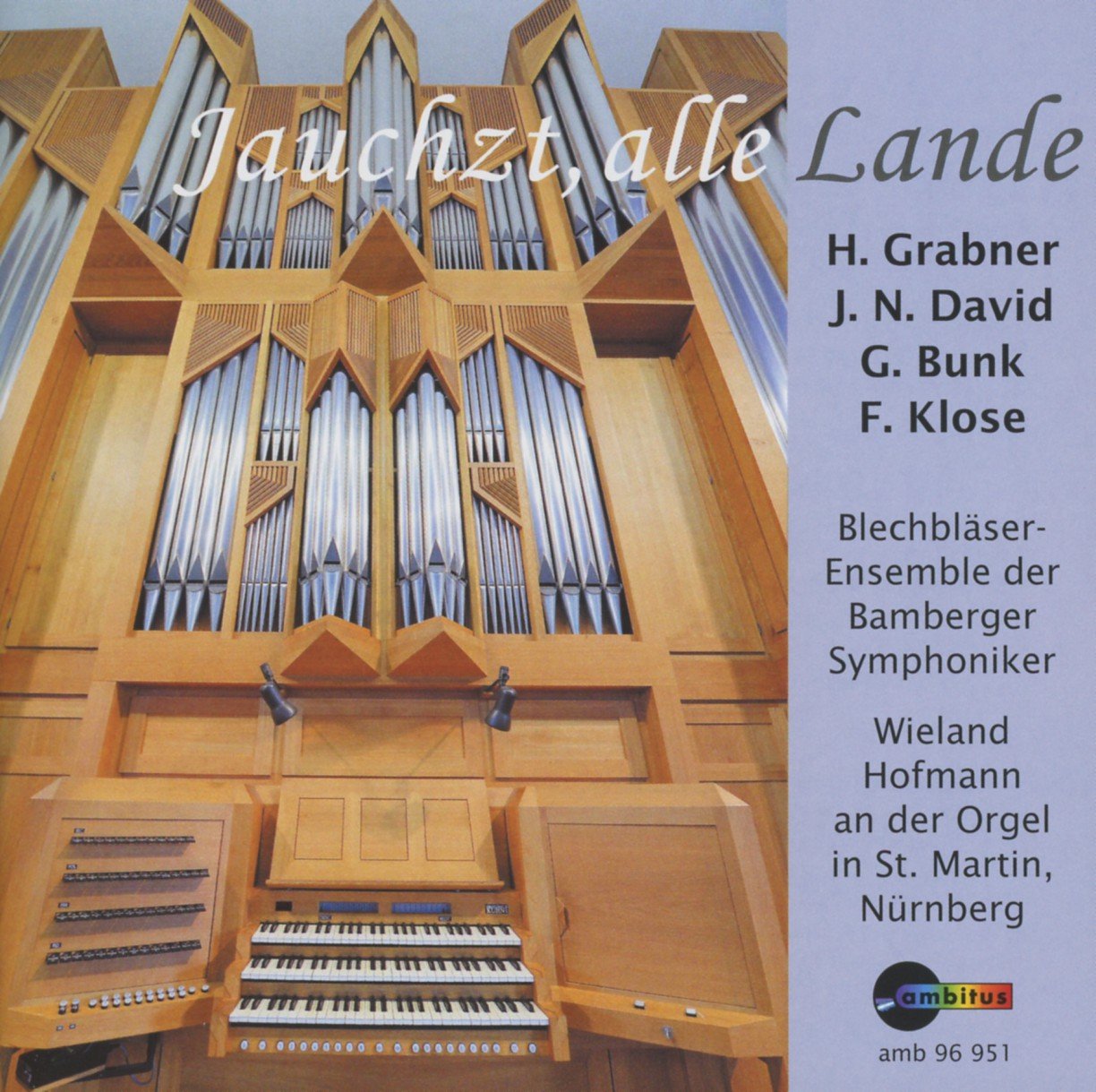 Jauchzt,Alle Lande Classical