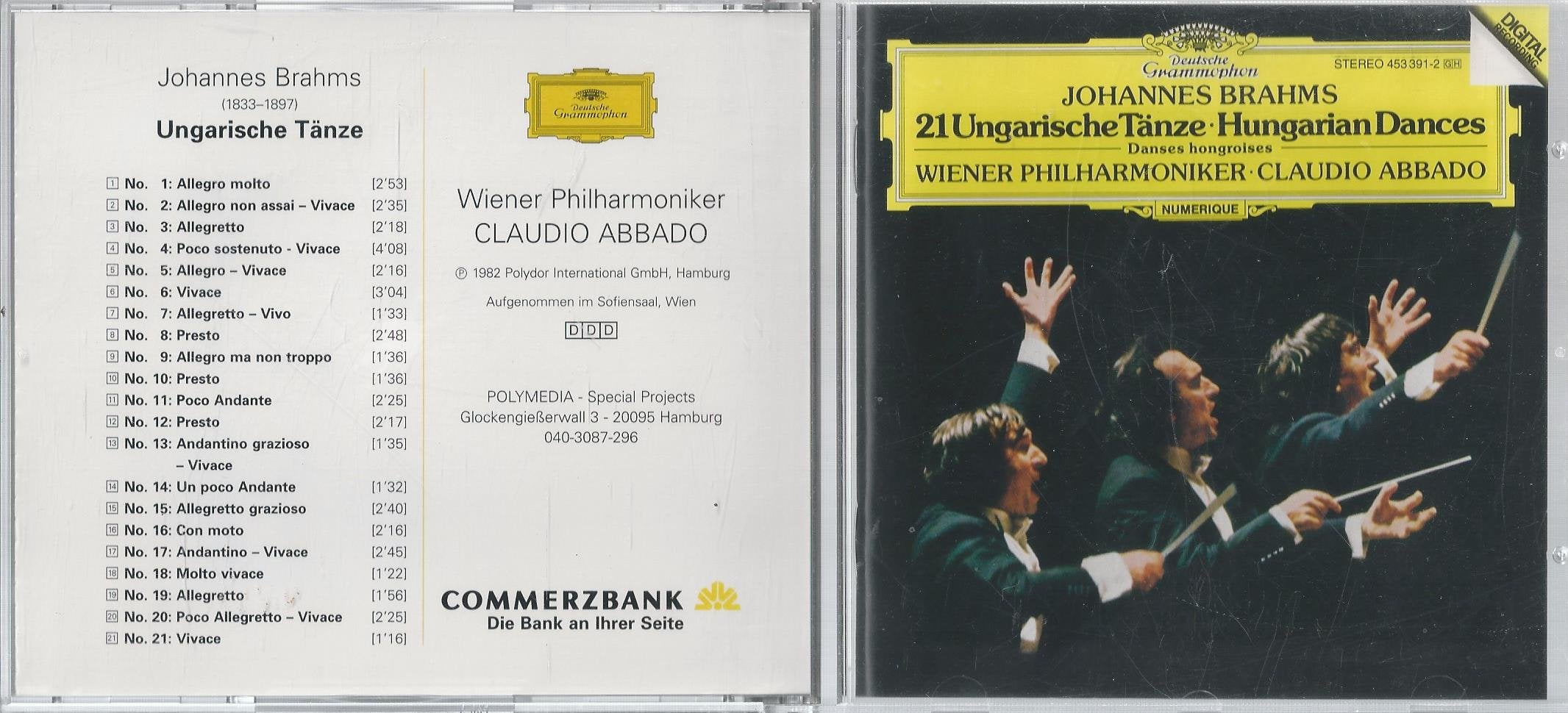 Ungarische Tänze 1-21 Brahms Music