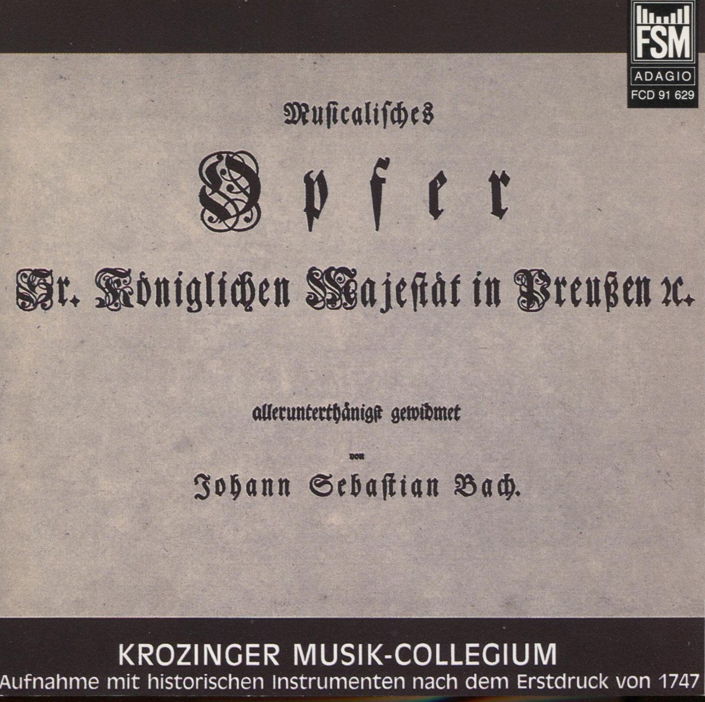 Musikalisches Opfer Classical