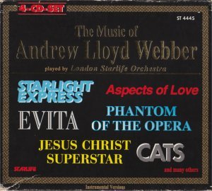 London Starlife Orchestra - The Music Of Andrew Lloyd Webber - Instrumental Versions Music