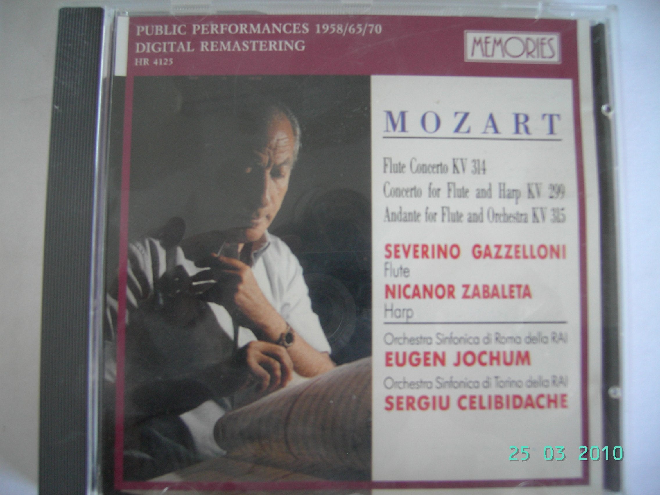 Mozart Concerto for Flute and Harp, KV 299,KV 314 Music