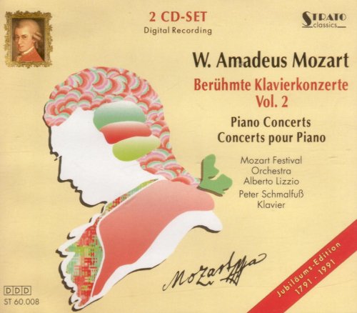 WOLFGANG AMADEUS MOZART BERÜHMTE KLAVIERKONZERTE 2 Music