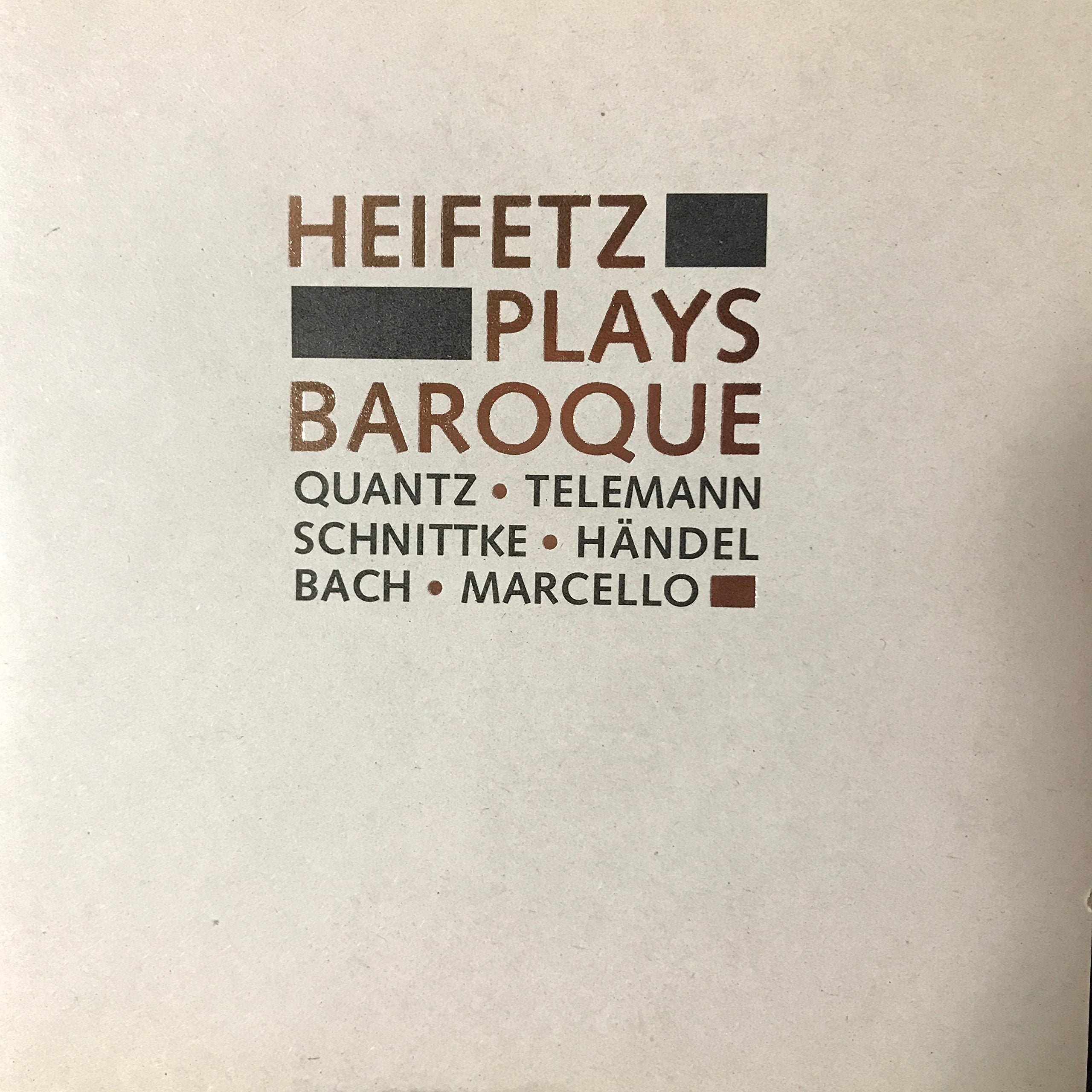 Heifetz Plays Baroque Musique Classical
