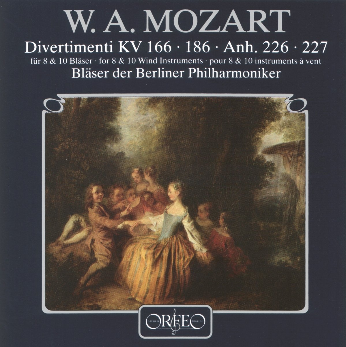 Divertimenti für 8 & 10 Bläser KV 166/186/226/227 Classical