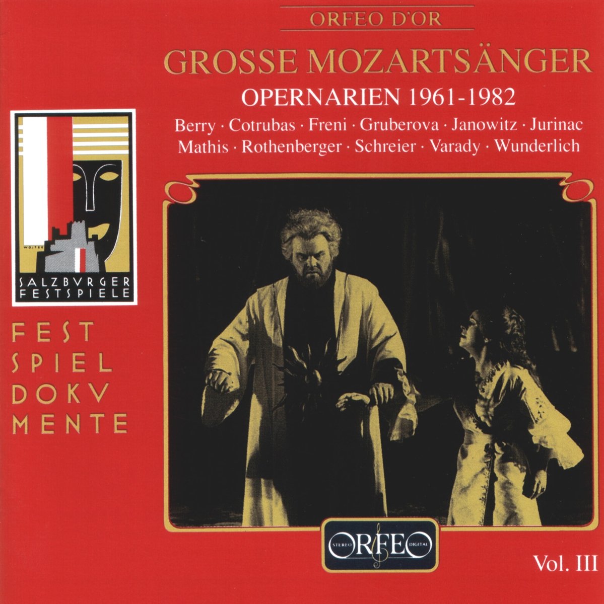 Grosse Mozartsänger Vol.3-Opernarien 1961-1982 Music