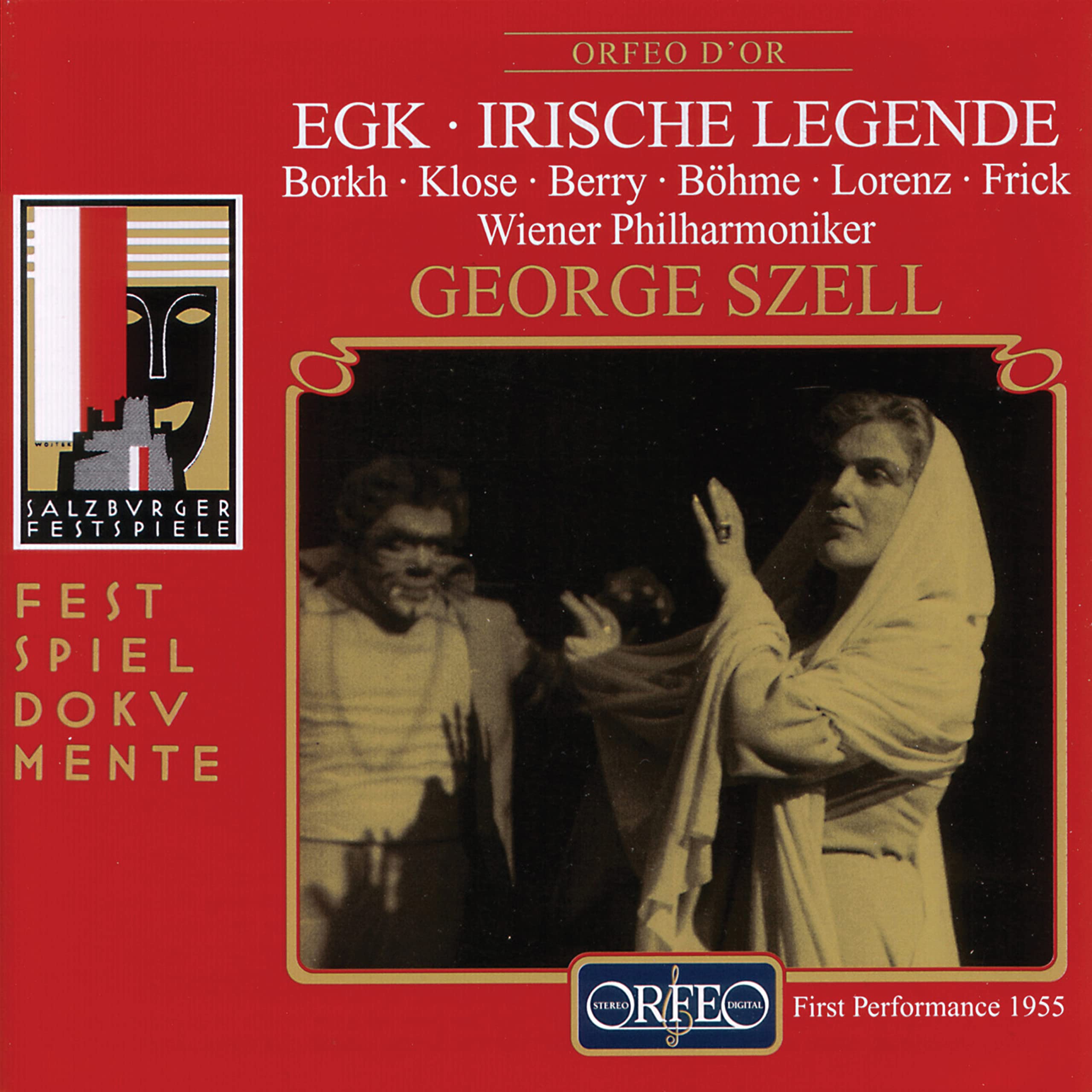 Werner Egk: Irische Legende (Opern-Gesamtaufnahme) (Aufnahme Salzburger Festspiele 1955) (2 CD) Classical