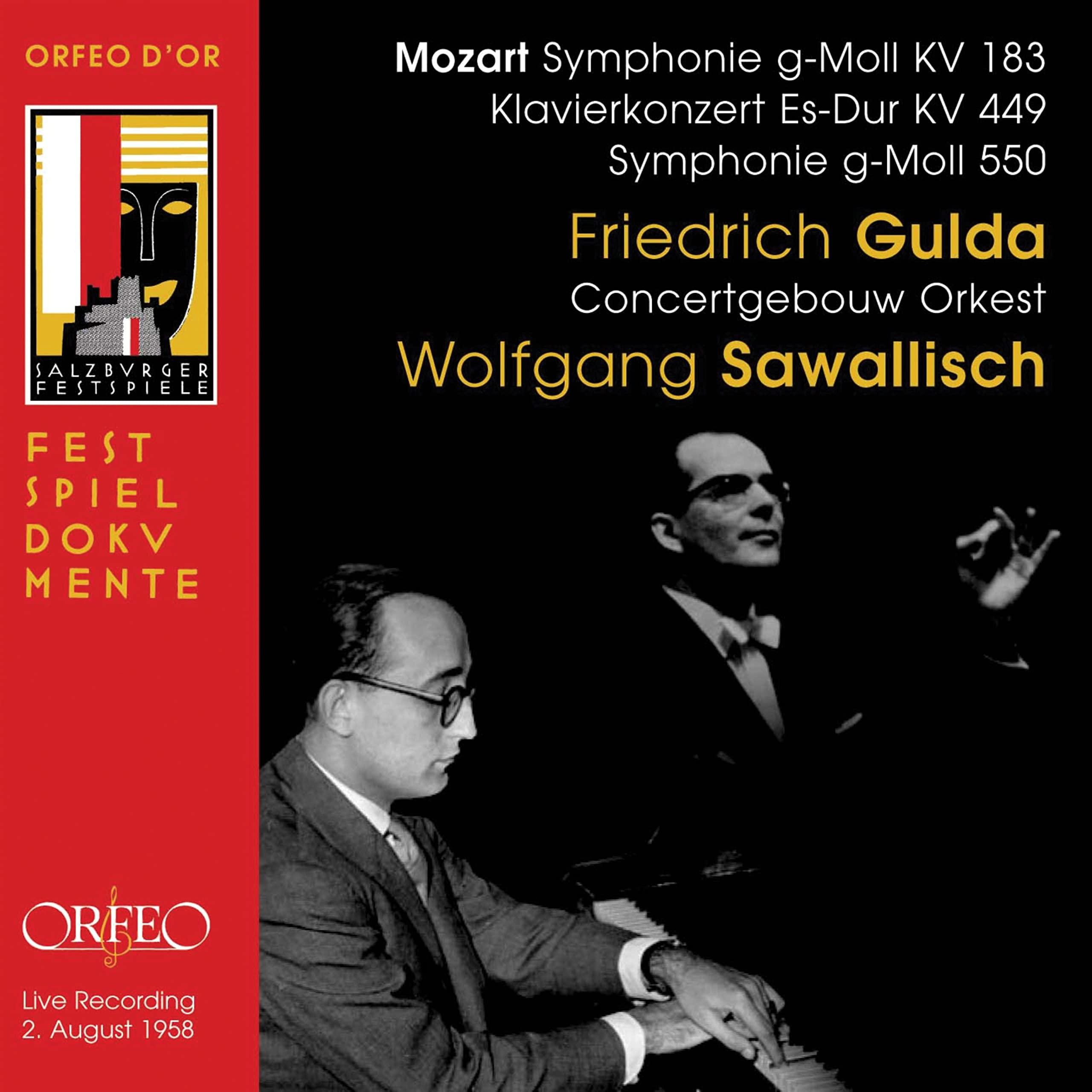 Klavierkonzert KV 449,Sinfonien KV 183 und 550 Classical