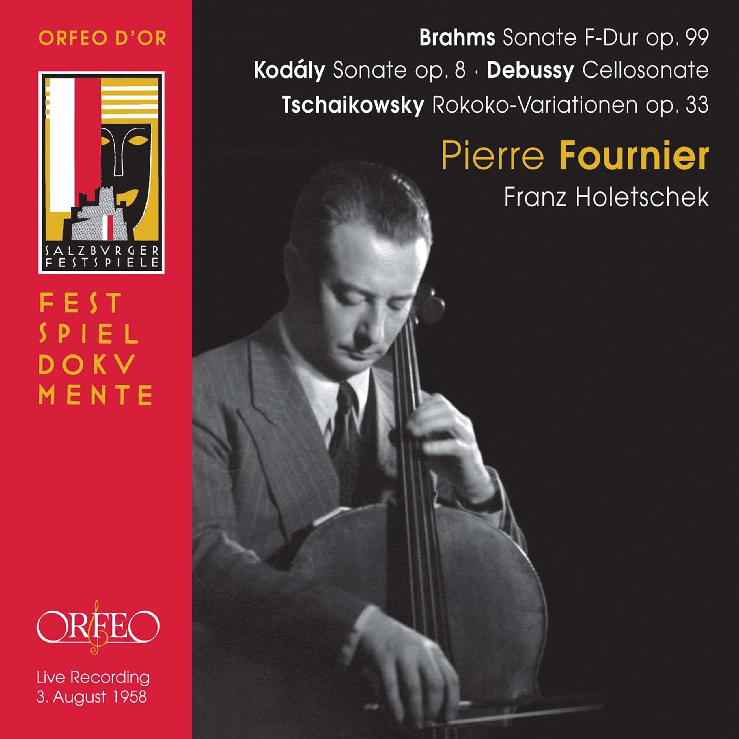 Sonate F-Dur op. 99 - Sonate op. 8 - Cellosonate - Rokoko-Variationen op. 33 Classical