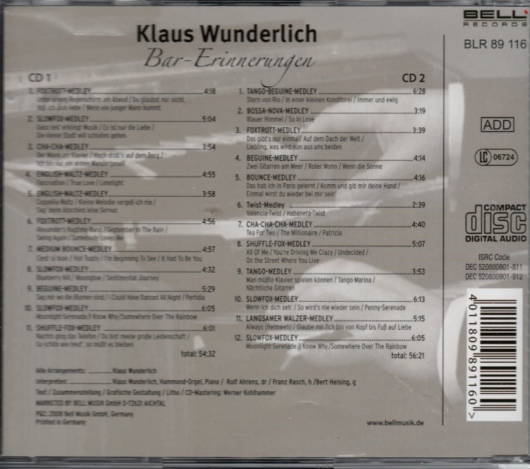 Bar-Erinnerungen Other music genres