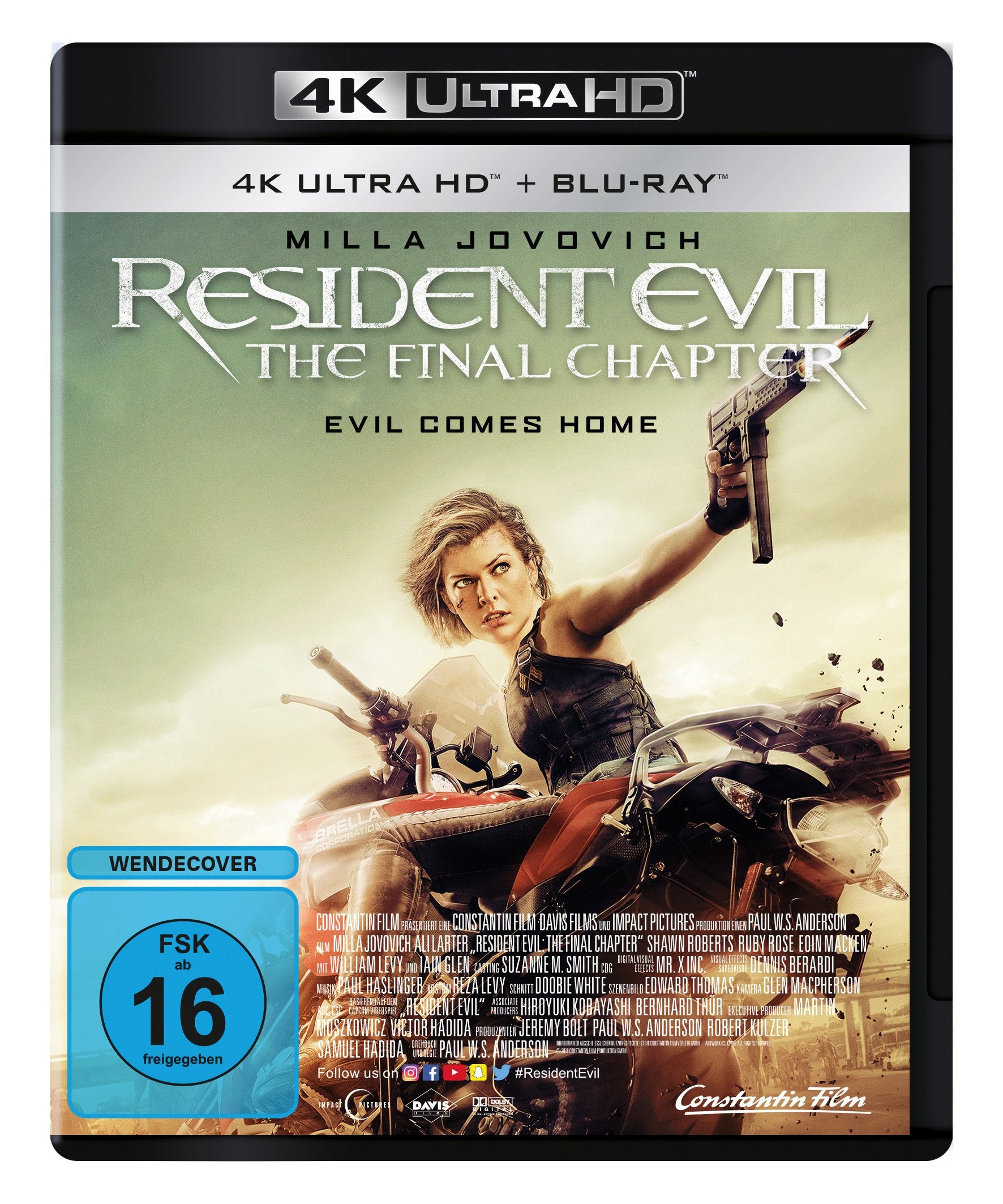 Resident Evil: The Final Chapter (4K Ultra-HD) (+ Blu-ray) Films