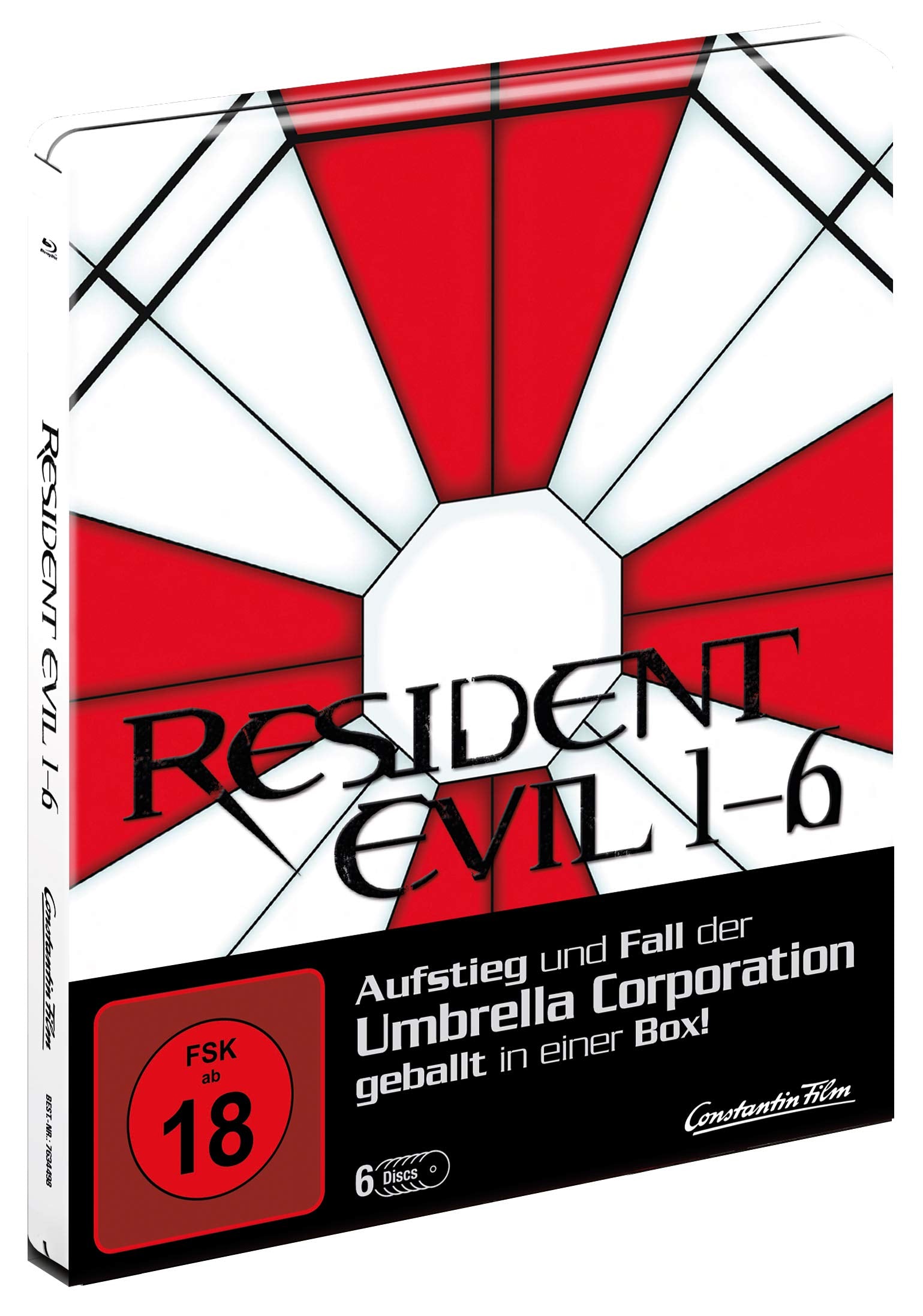 Resident Evil 1-6 - Limited Steelbook Edition Films