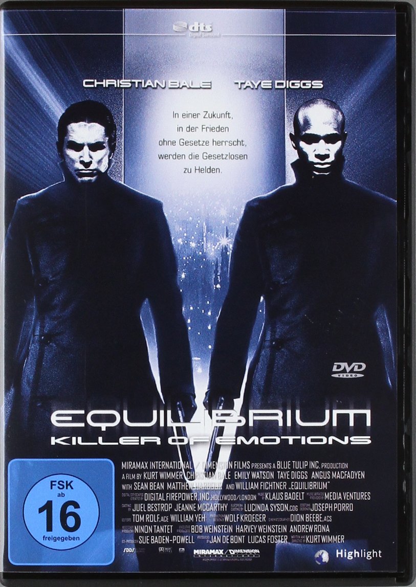 Equilibrium - Killer of Emotions dvd