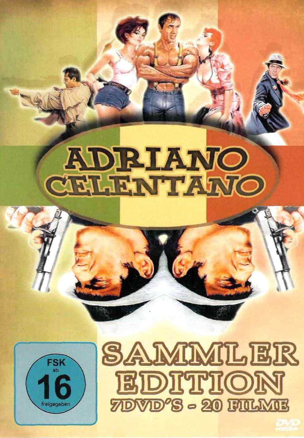 Adriano Celentano - DVD BOX mit 20 seiner populärsten Filme Films