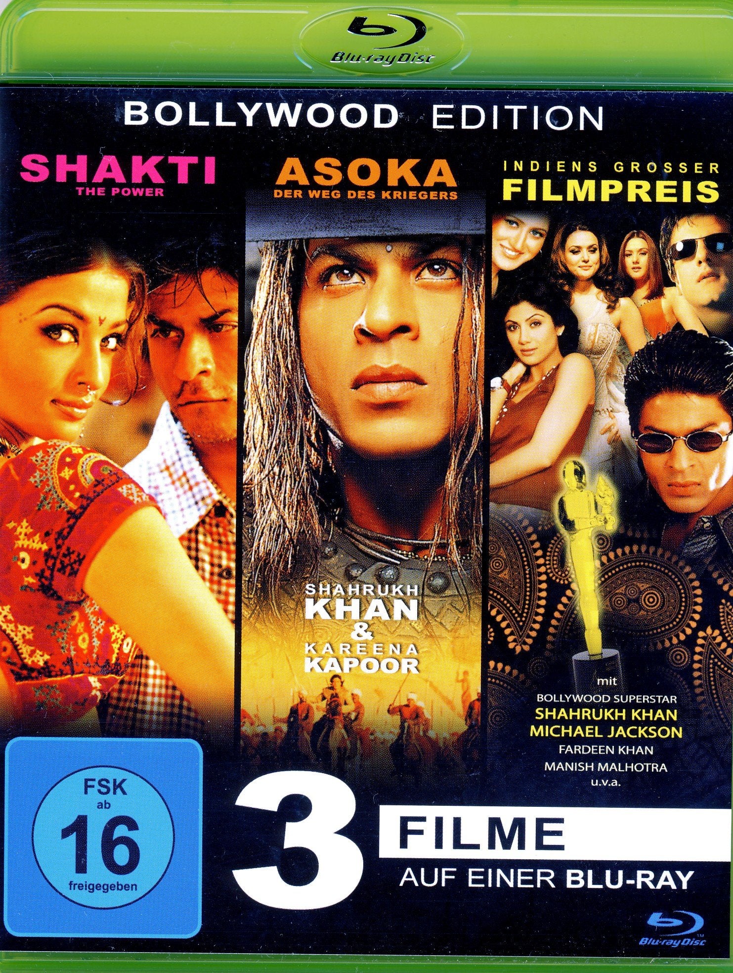 Shakti The Power - Bollywood Award Show - Asoka mit Shakrukh Khan (3Filme) (Blu-ray) Movies