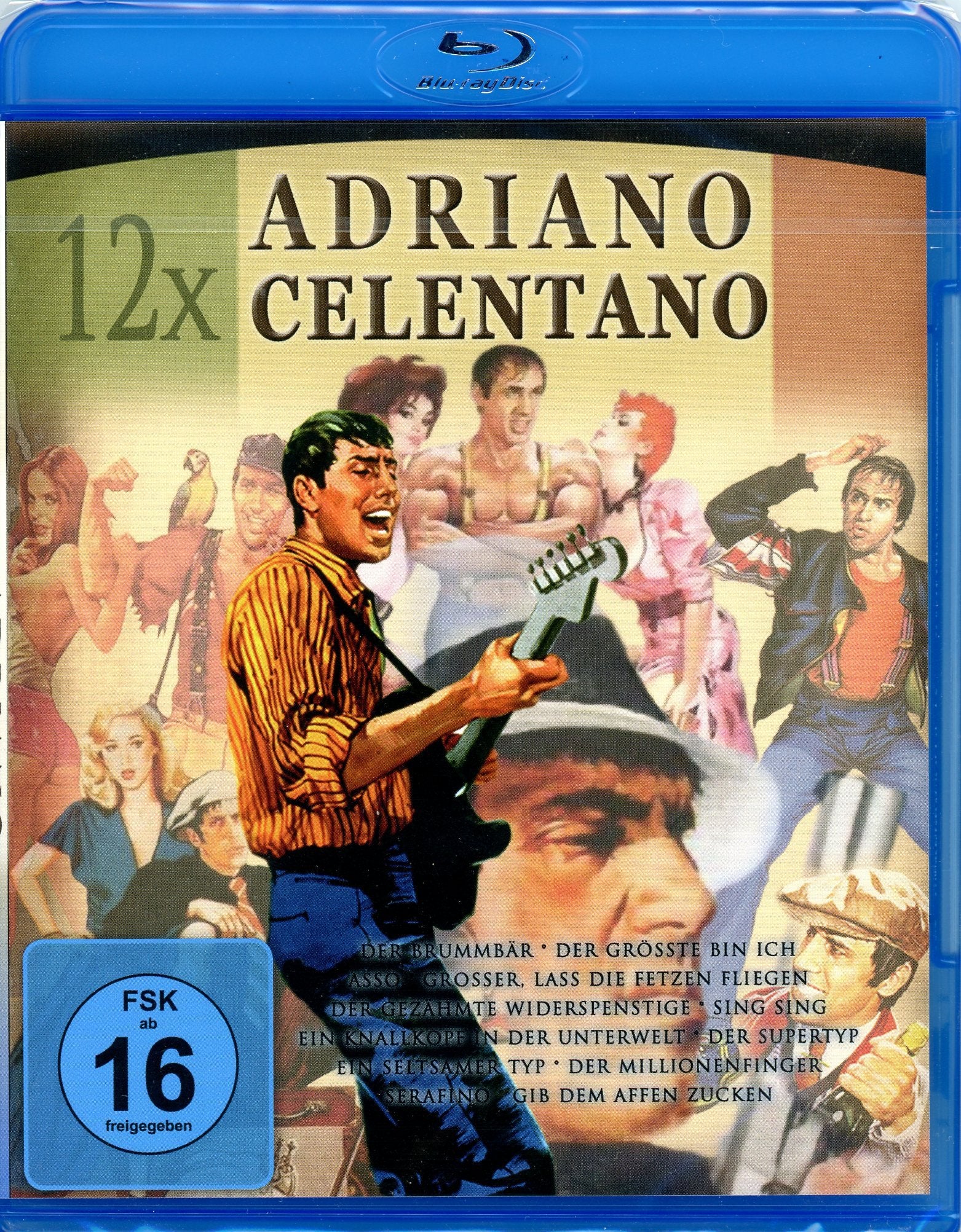 12 x Adriano Celentano Klassiker (Blu-ray) Films