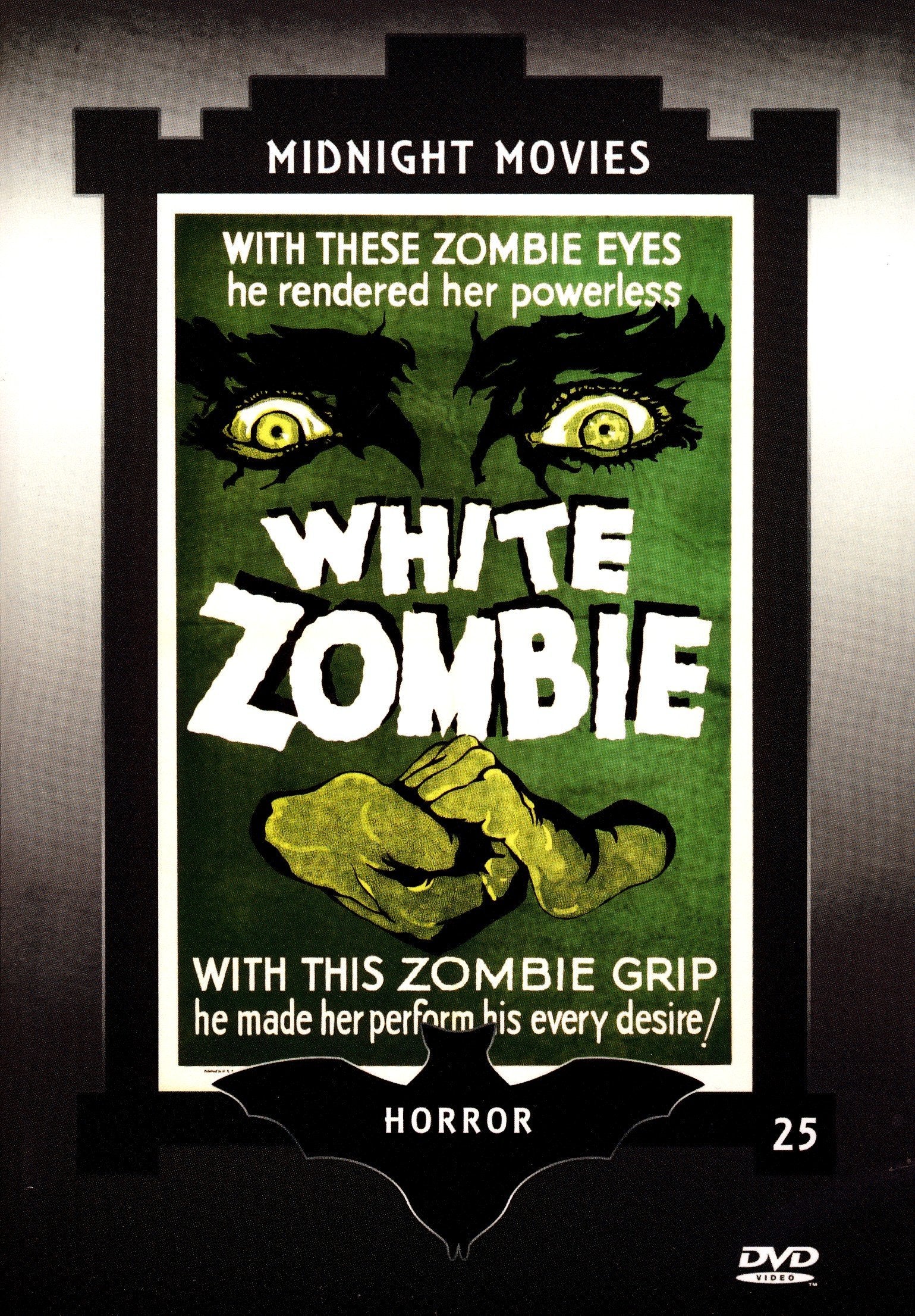 MIDNIGHT MOVIES 25 - White Zombie (DVD) Films