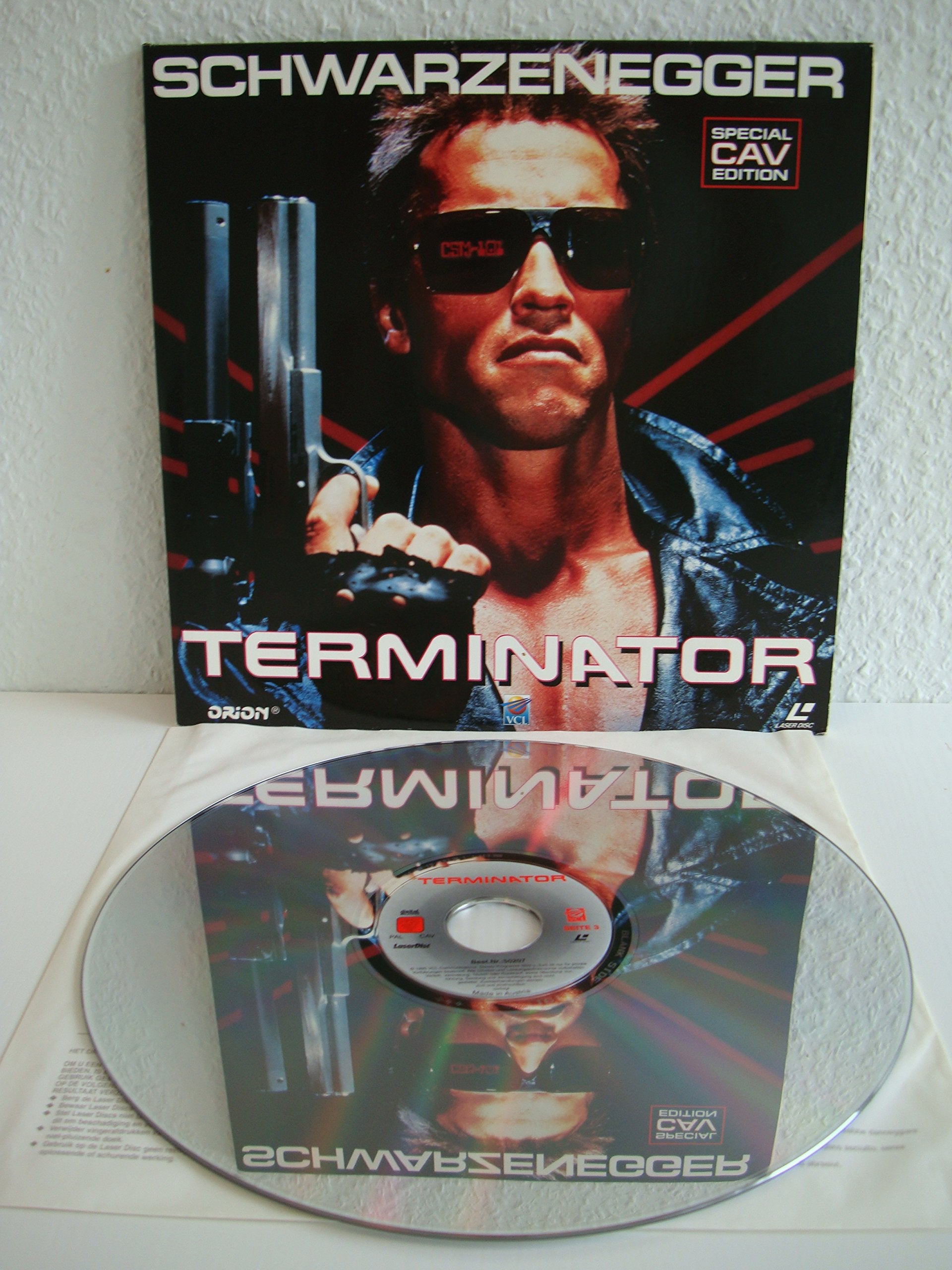 Terminator 1 - Special CAV Edition - UNCUT FSK 18 LASERDISC Films