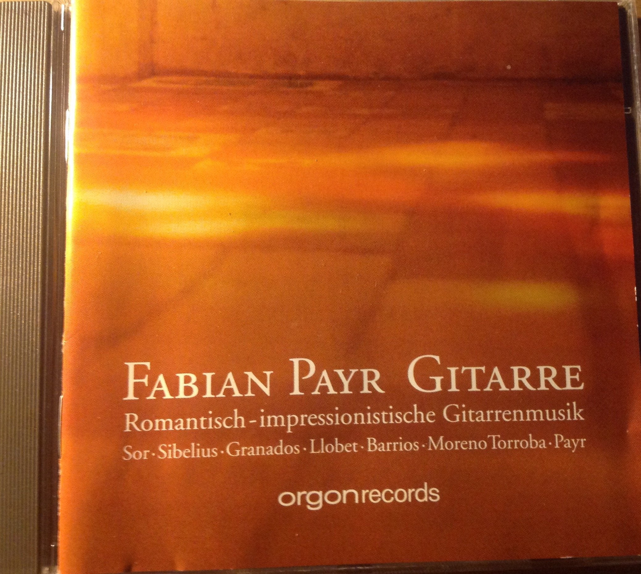 Fabian Payr Romantisch-impressionistische Gitarrenmusik cd