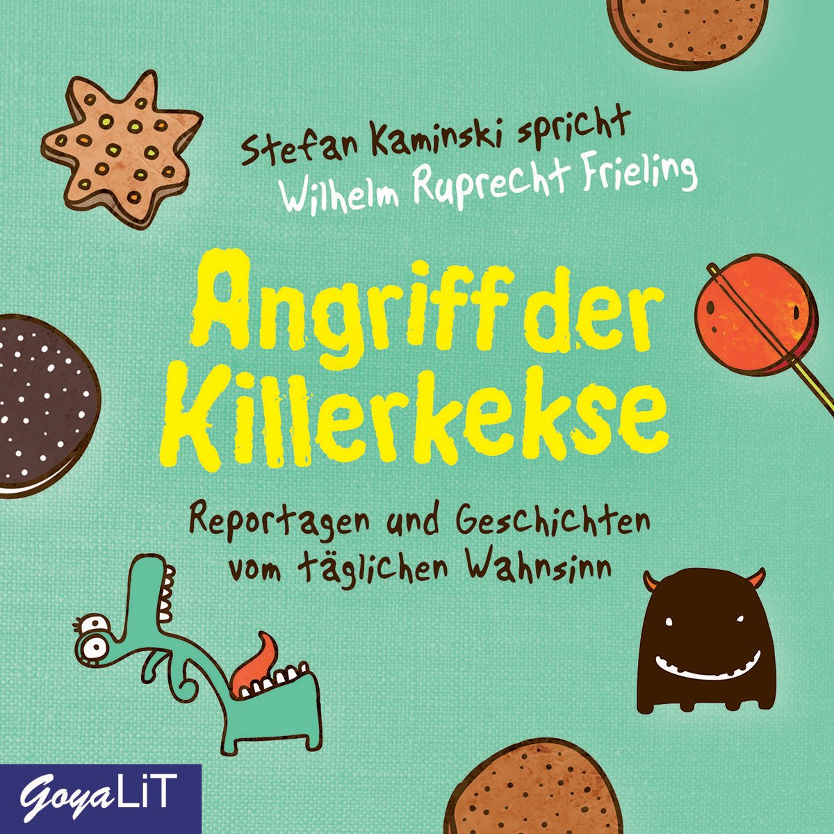 Angriff der Killerkekse-Reportagen und Geschichten Music for Children