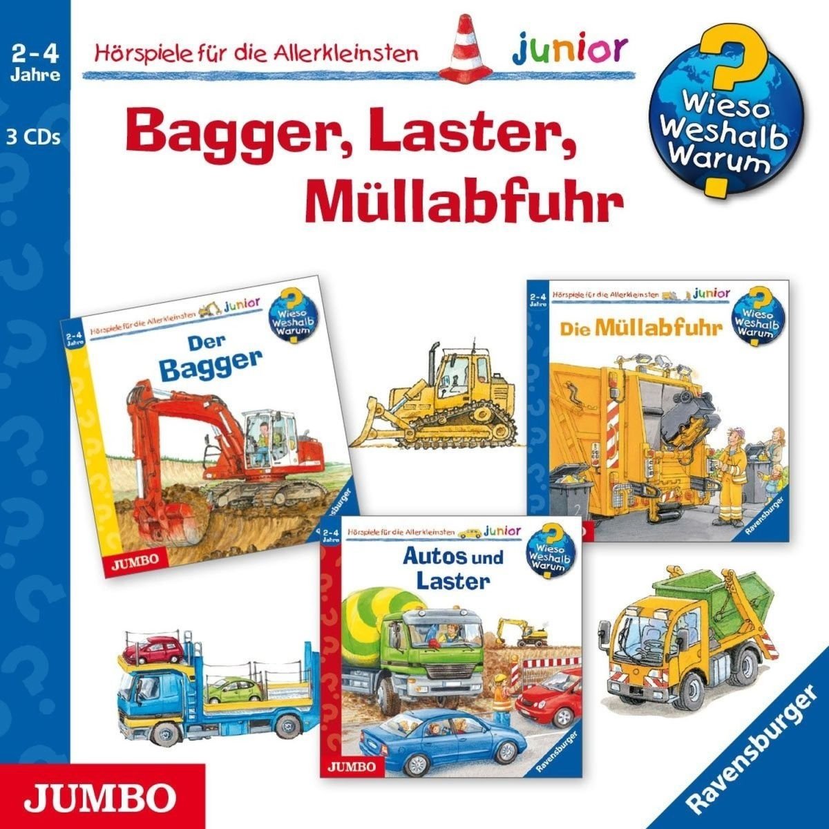 Wieso? Weshalb? Warum?Bagger, Laster, Müllabfuhr Music for Children