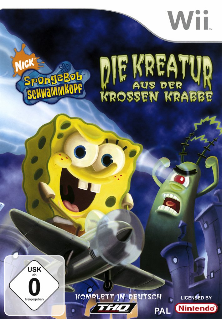SpongeBob Schwammkopf: Die Kreatur aus der krossen Krabbe Wii