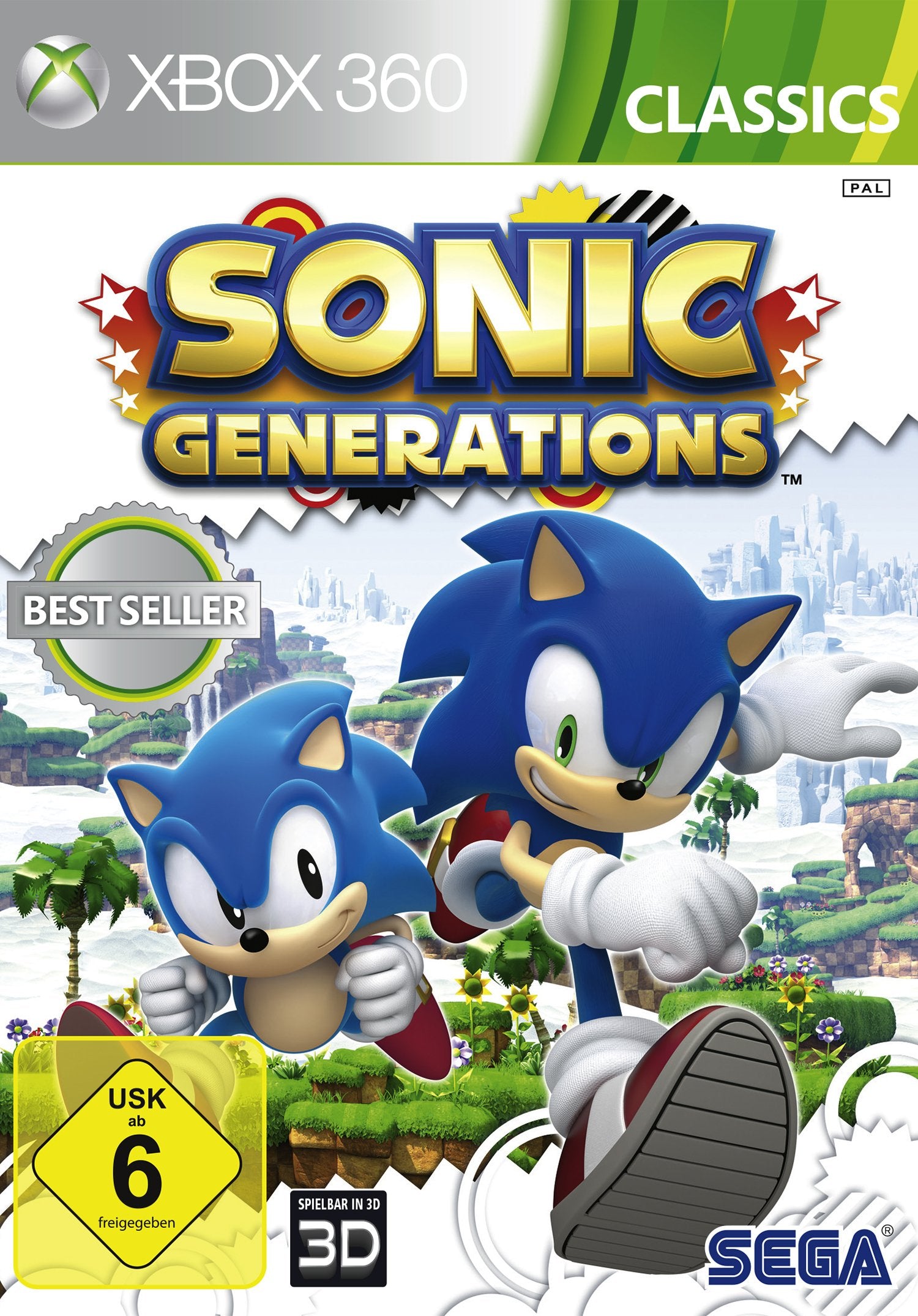 Sonic Generations Xbox 360