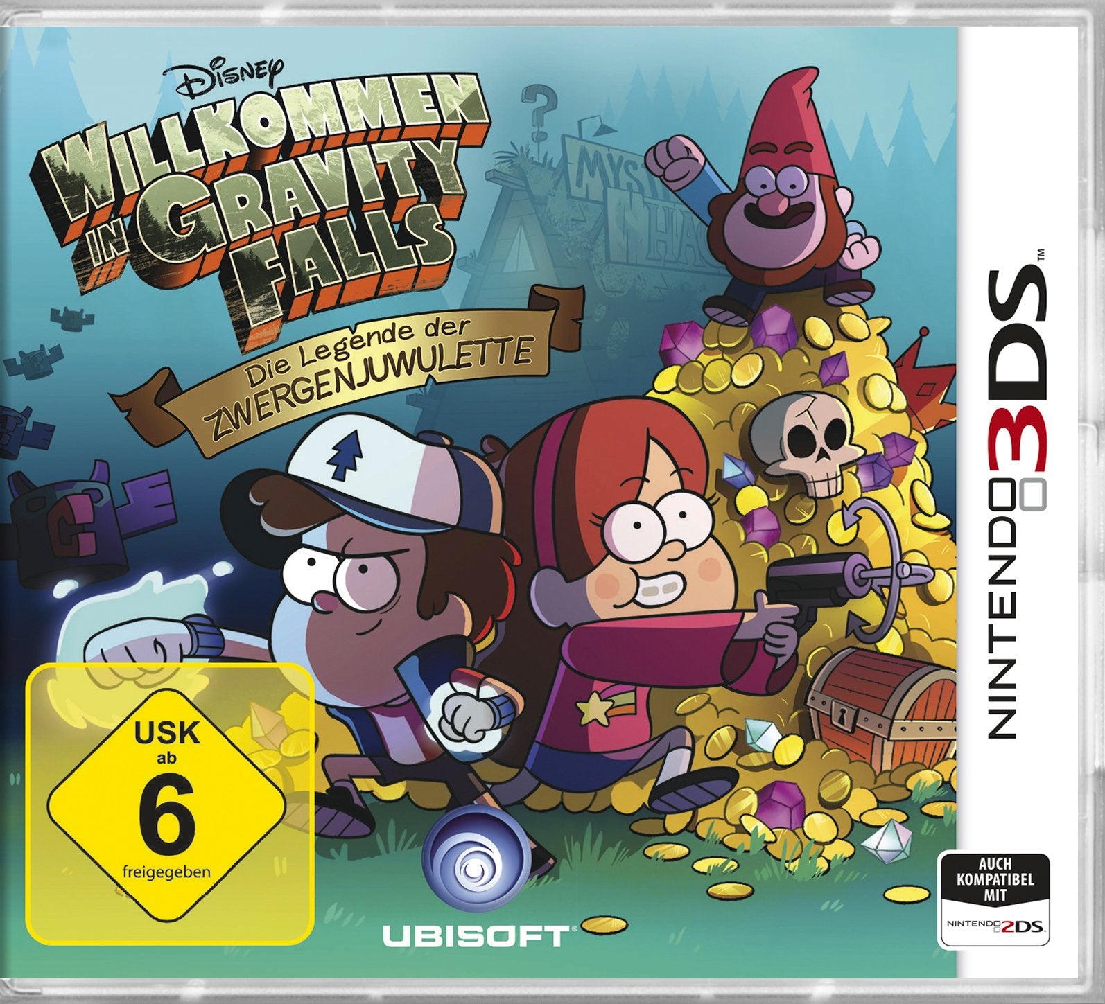 Willkommen in Gravity Falls - Die Legende der Zwergenjuwulette (Disney) Nintendo DS