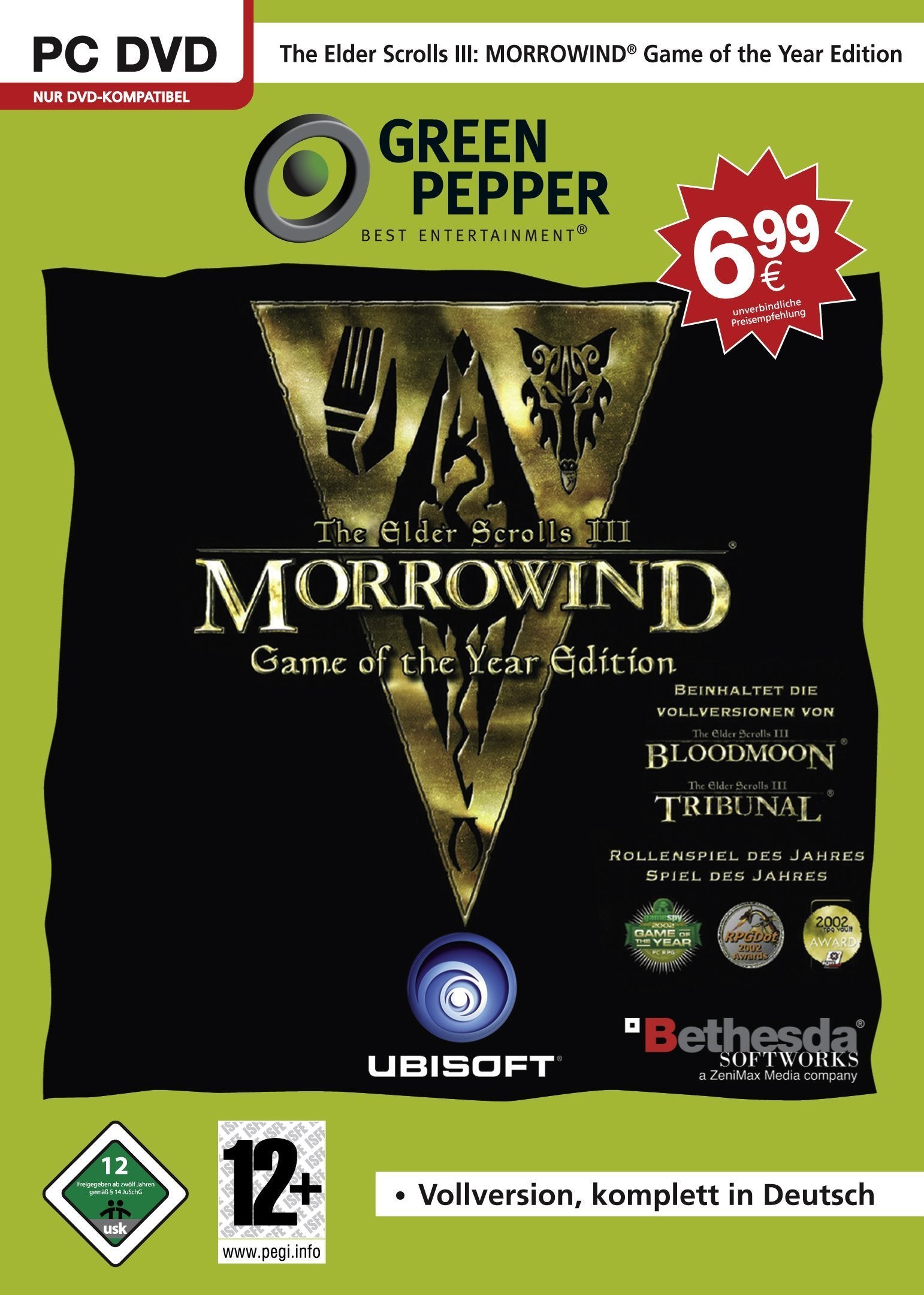 The Elder Scrolls: Morrowind - Game of theYear-Edition PC