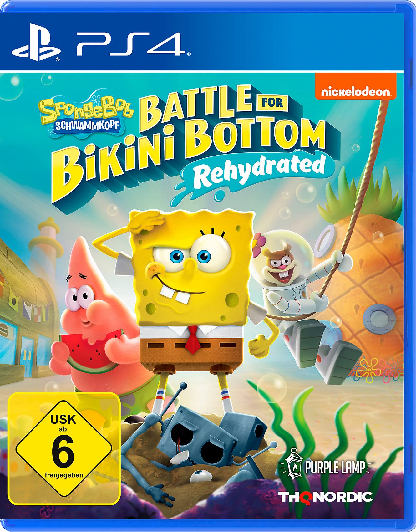 SPONGEBOB PS4 Battle for Bikini Bottom Rehydrated, Mehrfarbig PlayStation 2