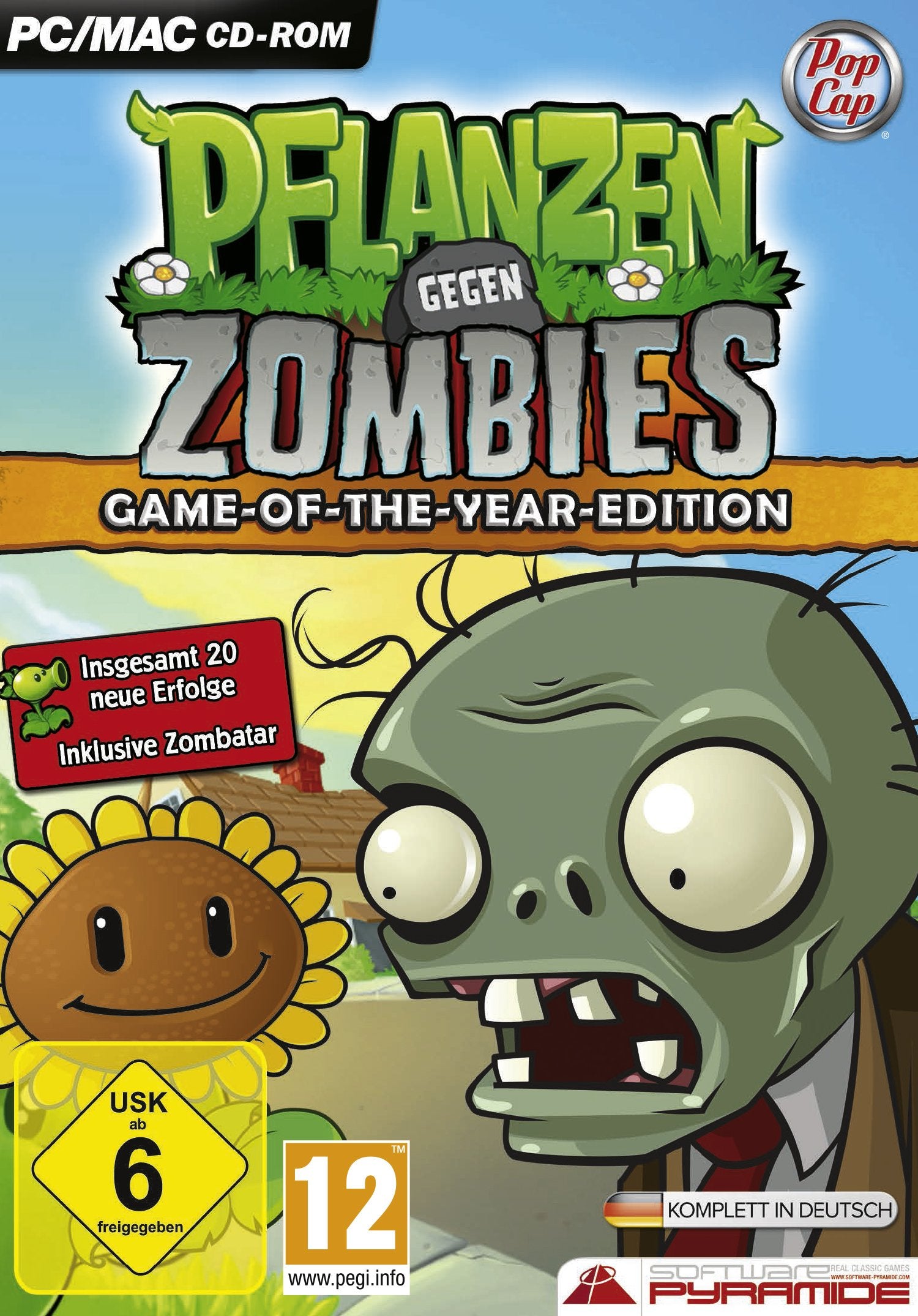 Pflanzen gegen Zombies - Game of the Year - Edition - PC